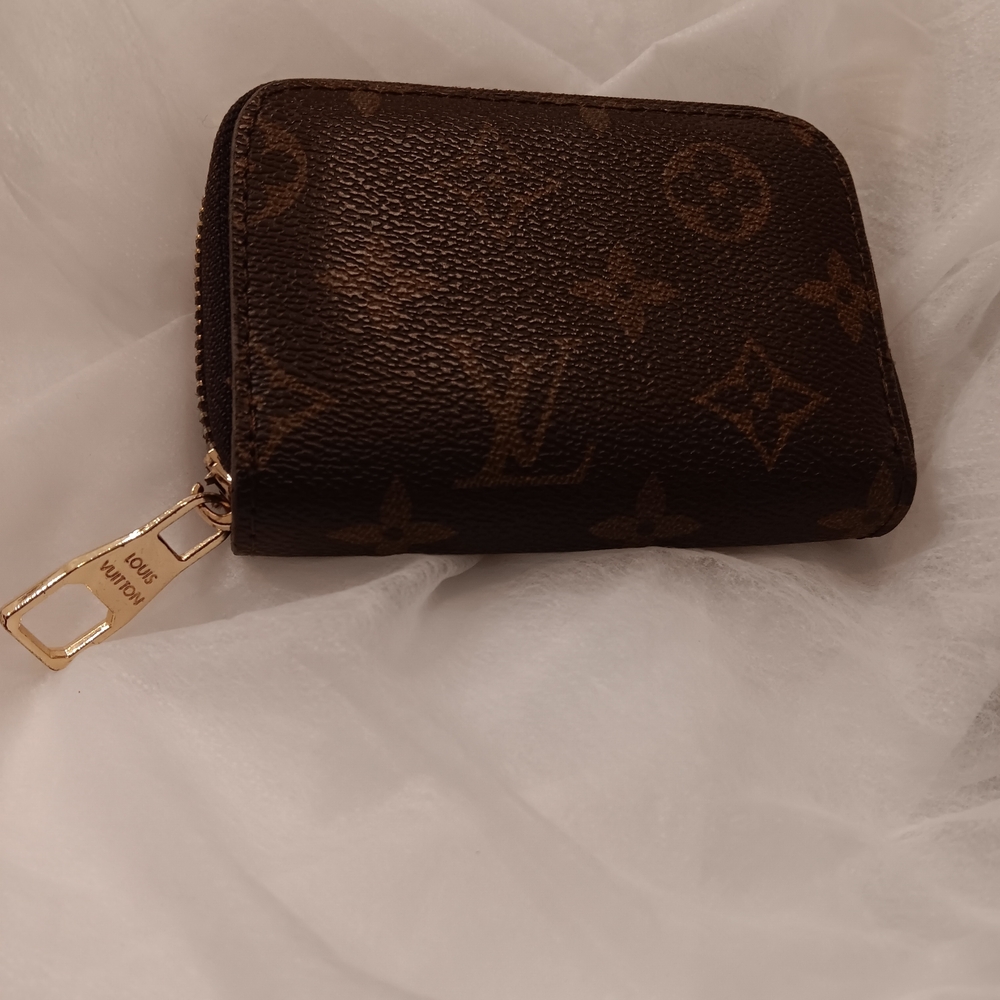 Luxury Inspired Lv Brown Monogram Accordion Creditcard Wallet